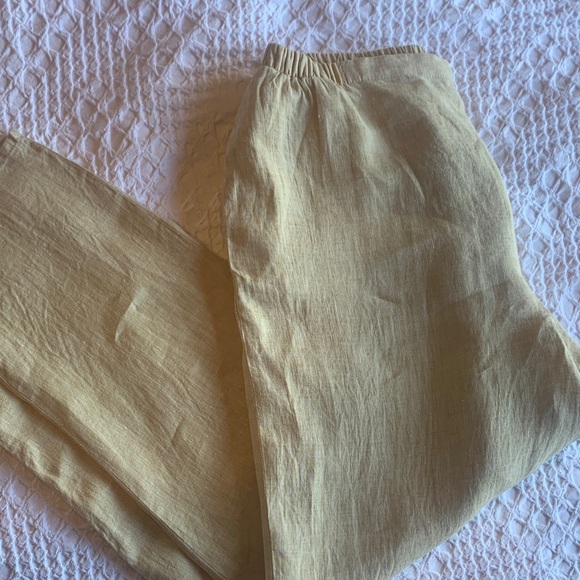 Flax 100% Linen Casual Pants with Pockets - Picture 16 of 16